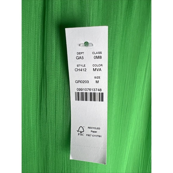 J. Crew Gwyneth Layered Crinkle Chiffon Slip Skirt Size M Mountain Valley NWT - Picture 3 of 13